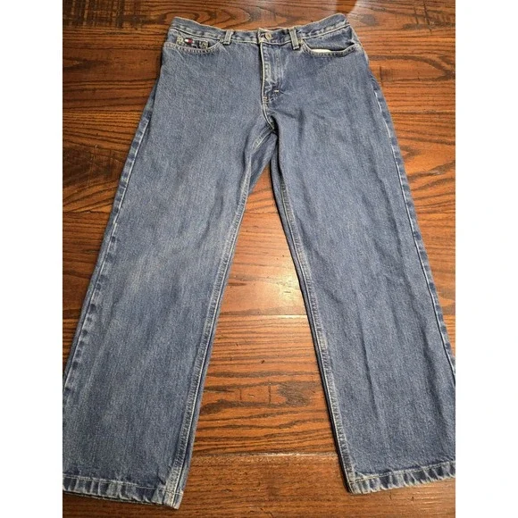 VTG Y2K Women's Tommy Hilfiger Straight Blue Jeans Size 4 EUC - Picture 7 of 11